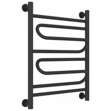 Полотенцесушитель водяной Сунержа Элегия+ 15-0205-6050, высота 60 см, ширина 50 см, универсальное подключение, цвет тёмный титан муар