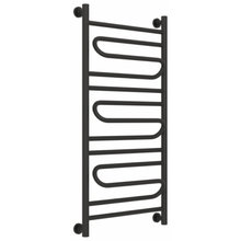 Полотенцесушитель водяной Сунержа Элегия+ 15-0205-1050, высота 100 см, ширина 50 см, универсальное подключение, цвет тёмный титан муар