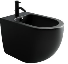 Биде Ceramicanova Metropol CN4005MB, напольное, цвет черный матовый