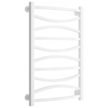 Полотенцесушитель водяной Сунержа Ажур 12-0255-8050, высота 80 см, ширина 50 см, нижнее подключение 50 см, цвет белый