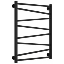 Полотенцесушитель водяной Сунержа Сирокко 31-0253-8060, высота 80 см, ширина 60 см, нижнее подключение, цвет матовый черный