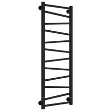Полотенцесушитель водяной Сунержа Сирокко 31-0253-1240, высота 120 см, ширина 40 см, нижнее подключение, цвет матовый черный