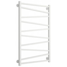 Полотенцесушитель водяной Сунержа Сирокко 30-0253-1060, высота 100 см, ширина 60 см, нижнее подключение, цвет белый матовый