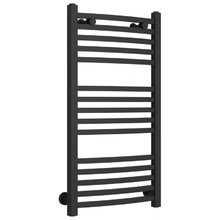 Полотенцесушитель водяной Сунержа Аркус 15-0251-8040, высота 80 см, ширина 40 см, универсальное подключение, цвет тёмный титан муар