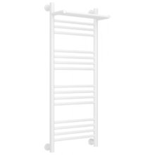 Полотенцесушитель водяной Сунержа Богема+ 30-0223-1040, высота 100 см, ширина 40 см, универсальное подключение, с полкой, цвет матовый белый