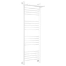 Полотенцесушитель водяной Сунержа Богема+ 12-0223-1240, высота 120 см, ширина 40 см, универсальное подключение, с полкой, цвет белый
