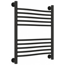 Полотенцесушитель водяной Сунержа Флюид+ 31-0222-6050, высота 60, ширина 50 см, универсальное подключение, цвет матовый черный