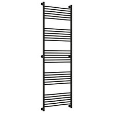 Полотенцесушитель водяной Сунержа Флюид+ 31-0222-1960, высота 190, ширина 60 см, универсальное подключение, цвет матовый черный