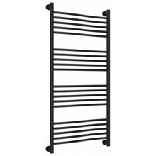 Полотенцесушитель водяной Сунержа Флюид+ 31-0222-1260, высота 120, ширина 60 см, универсальное подключение, цвет матовый черный
