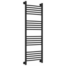 Полотенцесушитель водяной Сунержа Богема+ 31-0221-1240, высота 120 см, ширина 40 см, универсальное подключение, цвет матовый черный