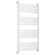 Полотенцесушитель водяной Сунержа Богема+ 30-0221-1260, высота 120 см, ширина 60 см, универсальное подключение, цвет матовый белый