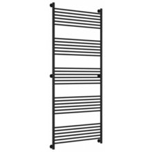 Полотенцесушитель водяной Сунержа Богема+ 31-0220-1980, высота 190 см, ширина 80 см, универсальное подключение, цвет матовый черный