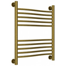 Полотенцесушитель водяной Сунержа Флюид+, высота 60, ширина 50 см, универсальное подключение, цвет состаренная бронза, 05-0222-6050