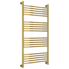 Полотенцесушитель водяной Сунержа Флюид+, высота 120, ширина 60 см, универсальное подключение, цвет золото, 03-0222-1260