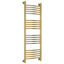 Полотенцесушитель водяной Сунержа Богема+, высота 120 см, ширина 40 см, универсальное подключение, цвет золото, 03-0221-1240