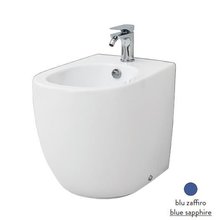 Биде ArtCeram File 2.0 FLB002 16 00, напольное, цвет - blu zaffiro (синий сапфир)