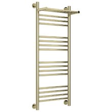 Полотенцесушитель водяной Сунержа Богема+, высота 100 см, ширина 40 см, с полкой, цвет шампань, 020-0223-1040