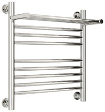 Полотенцесушитель водяной Сунержа Богема с полкой+, ширина 50 см высота 50 см, универсальное подключение, хром, 00-0223-5050