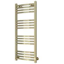 Полотенцесушитель водяной Сунержа Аркус, высота 100 см, ширина 40 см, цвет шампань, 020-0251-1040