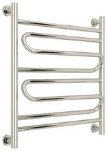 Полотенцесушитель водяной Сунержа Элегия+, ширина 60 см высота 60 см, универсальное подключение, хром, 00-0205-6060