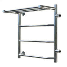 Полотенцесушитель Тругор Браво ПМ 1 П 50*60*40 (ЛЦ4) правый, ширина 40 см, высота 60 см, боковое подключение 50 см, с полкой, хром