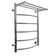 Полотенцесушитель водяной Тругор Приоритет ПМ 1 П 50 x 80 x 50 (ЛЦ2), ширина 57.6 см, высота 73.6 см, хром, левый