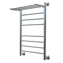 Полотенцесушитель Тругор Аспект НП 2 П 80*40 (ЛЦ6), ширина 40 см, высота 80 см, с полкой, хром