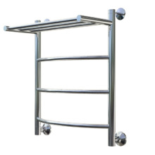 Полотенцесушитель Тругор Приоритет НП 1 П 60*40 (ЛЦ2), ширина 40 см, высота 60 см, с полкой, хром