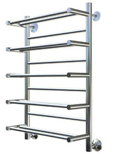 Полотенцесушитель Тругор Вертикаль НП П 80*50 (ЛЦ35), ширина 50 см, высота 80 см, с полкой, хром