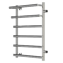 Полотенцесушитель водяной Тругор Дебют ПМ, Дебют1/ПМ508050прав, ширина 55 см, высота 80 см, подключение боковое правое 50 см, хром