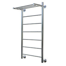 Полотенцесушитель водяной Тругор Аспект серия 1, Аспект1/нп10050П, ширина 55 см, высота 100 см, подключение нижнее, с полкой, хром