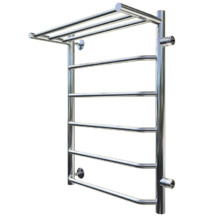 Полотенцесушитель Тругор Браво ПМ 1 П правый, ширина 47.5 см, высота 73.5 см, боковое подключение 50 см, с полкой, хром