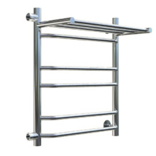 Полотенцесушитель Тругор Браво ПМ 3 П 50*60*50 (ЛЦ4) левый, ширина 50 см, высота 60 см, боковое подключение 50 см, с полкой, хром