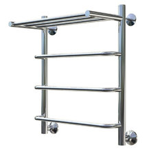 Полотенцесушитель Тругор Идеал НП 1 П 60*50 (ЛЦ5), ширина 50 см, высота 60 см, с полкой, хром