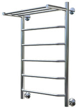 Полотенцесушитель Тругор Браво НП 1 П 80*40 (ЛЦ4), ширина 40 см, высота 80 см, с полкой, хром