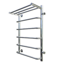 Полотенцесушитель Тругор Идеал ПМ 1 П 50*80*50 (ЛЦ5) прав, ширина 80 см, высота 50 см, боковое подключение 50 см, с полкой, хром