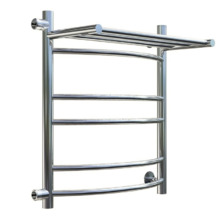 Полотенцесушитель Тругор Приоритет ПМ 3 П 50*60*40 (ЛЦ2) левый, ширина 40 см, высота 60 см, боковое подключение 50 см, с полкой, хром