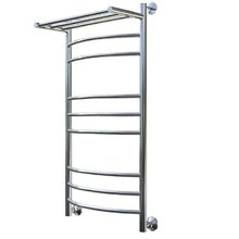 Полотенцесушитель Тругор Приоритет НП 2 П 100*50 (ЛЦ2), ширина 50 см, высота 100 см, с полкой, хром