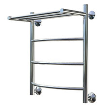 Полотенцесушитель Тругор Приоритет НП 1 П 60*50 (ЛЦ2), ширина 50 см, высота 60 см, с полкой, хром