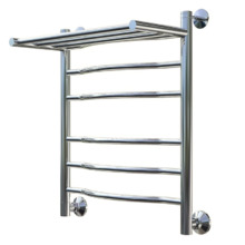 Полотенцесушитель Тругор Лотос НП 2 П 60*50 (ЛЦ28), ширина 50 см, высота 60 см, с полкой, хром