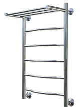 Полотенцесушитель Тругор Лотос НП 1 П 80*50 (ЛЦ28), ширина 50 см, высота 80 см, с полкой, хром