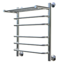 Полотенцесушитель Тругор Идеал НП 2 П 60*50 (ЛЦ5), ширина 50 см, высота 60 см, с полкой, хром