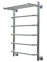 Полотенцесушитель Тругор Идеал НП 1 П 80*40 (ЛЦ5), ширина 40 см, высота 80 см, с полкой, хром