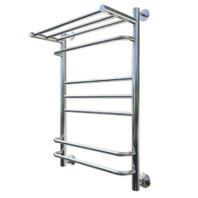 Полотенцесушитель Тругор Идеал комби НП 3 П 80*40 (ЛЦ17), ширина 40 см, высота 80 см, с полкой, хром