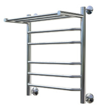 Полотенцесушитель Тругор Браво НП 2 П 60*40 (ЛЦ4), ширина 40 см, высота 60 см, с полкой, хром