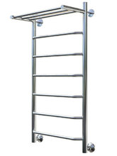 Полотенцесушитель Тругор Браво НП 1 П 100*50 (ЛЦ4), ширина 50 см, высота 100 см, с полкой, хром