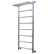 Полотенцесушитель Тругор Браво НП 1 П 120*40 (ЛЦ4), ширина 40 см, высота 120 см, с полкой, хром