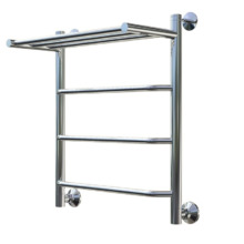 Полотенцесушитель Тругор Браво НП 1 П 60*40 (ЛЦ4), ширина 40 см, высота 60 см, с полкой, хром