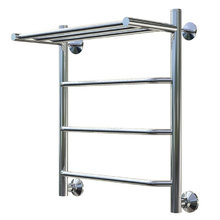 Полотенцесушитель Тругор Браво НП 1 П 60*50 (ЛЦ4), ширина 50 см, высота 60 см, с полкой, хром