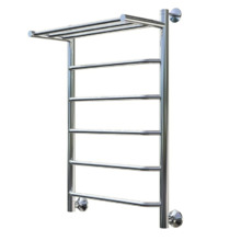 Полотенцесушитель Тругор Браво НП 1 П 80*50 (ЛЦ4), ширина 50 см, высота 80 см, с полкой, хром